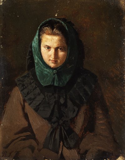 Porträt einer jungen Frau von Reinhard Sebastian Zimmermann